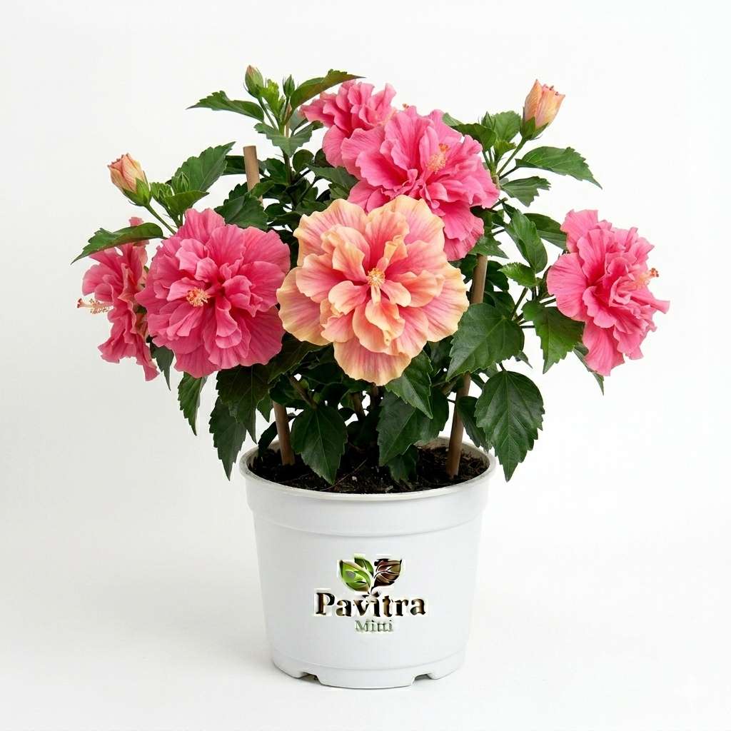 Pink Double Petal Hibiscus